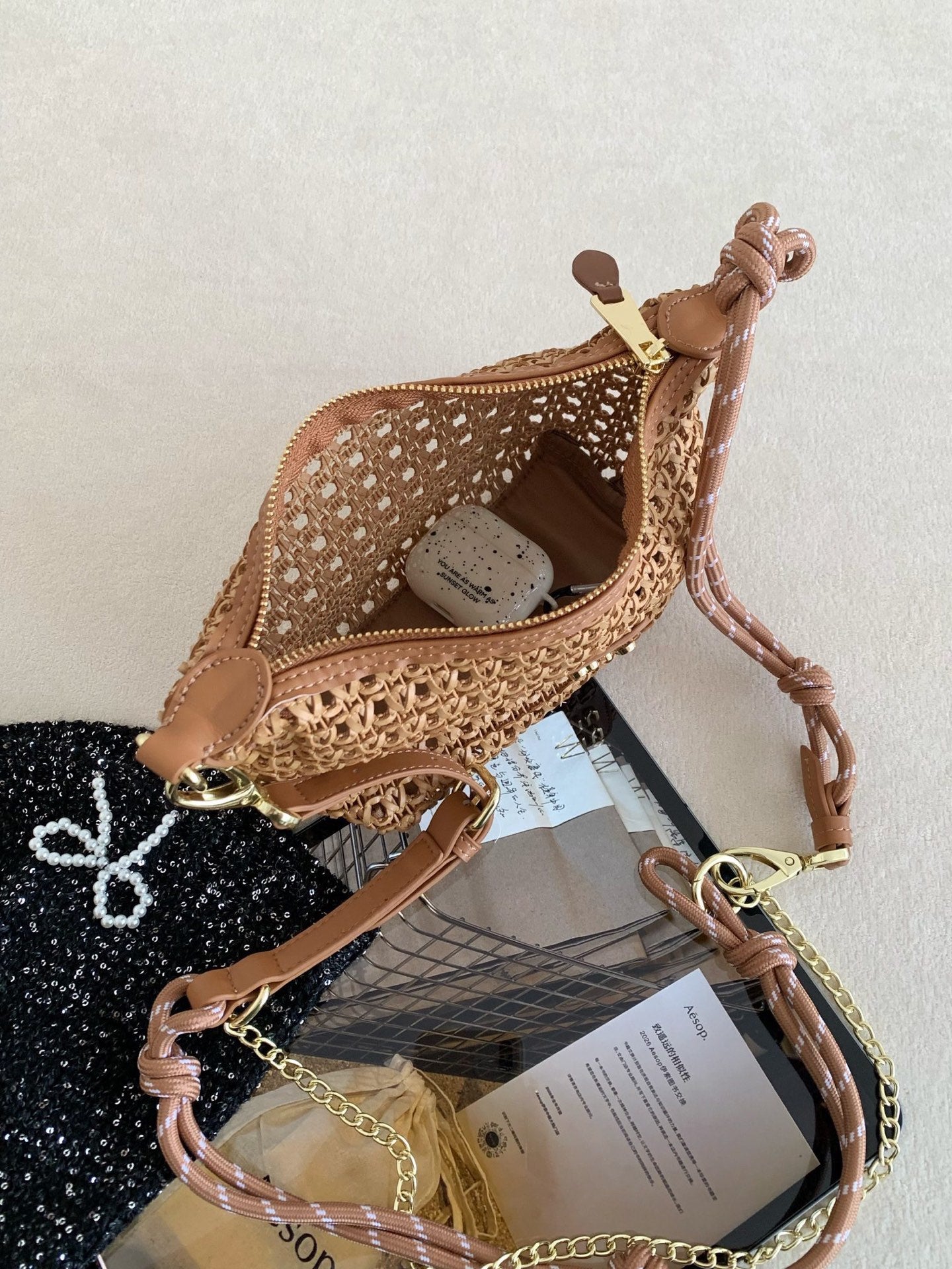 136PA51B Popular woven bag