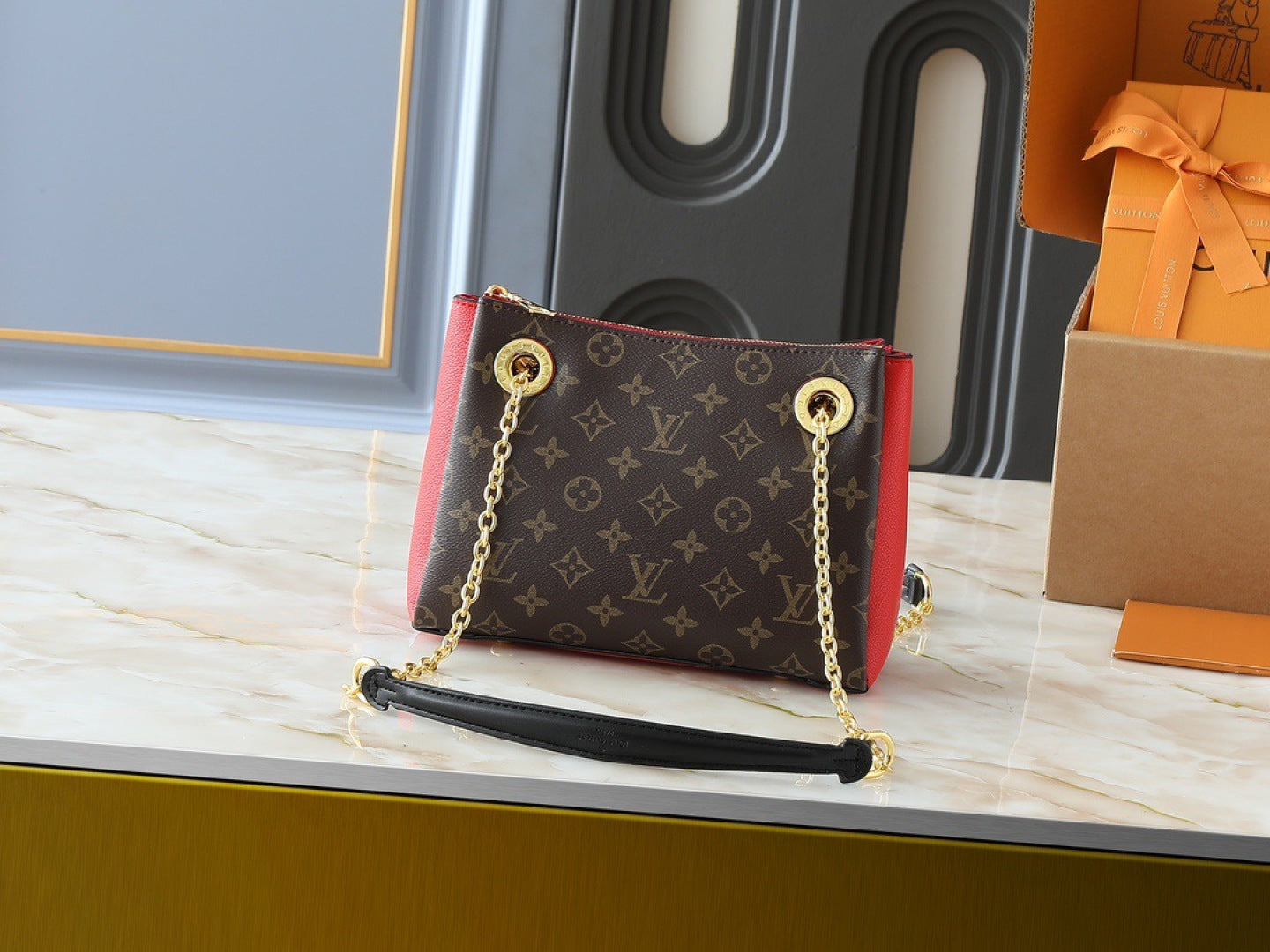 136PE75B Popular leather bag