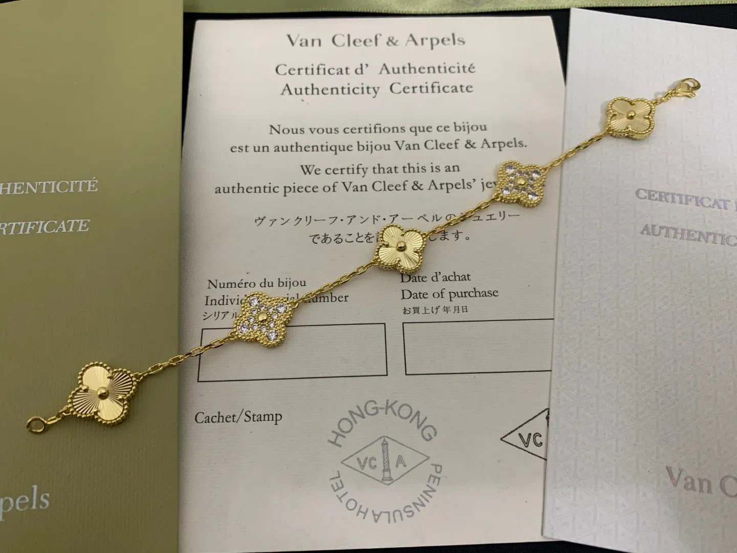 5XVA201K  Popular bracelets 5 flowers normal size1.5cm flower