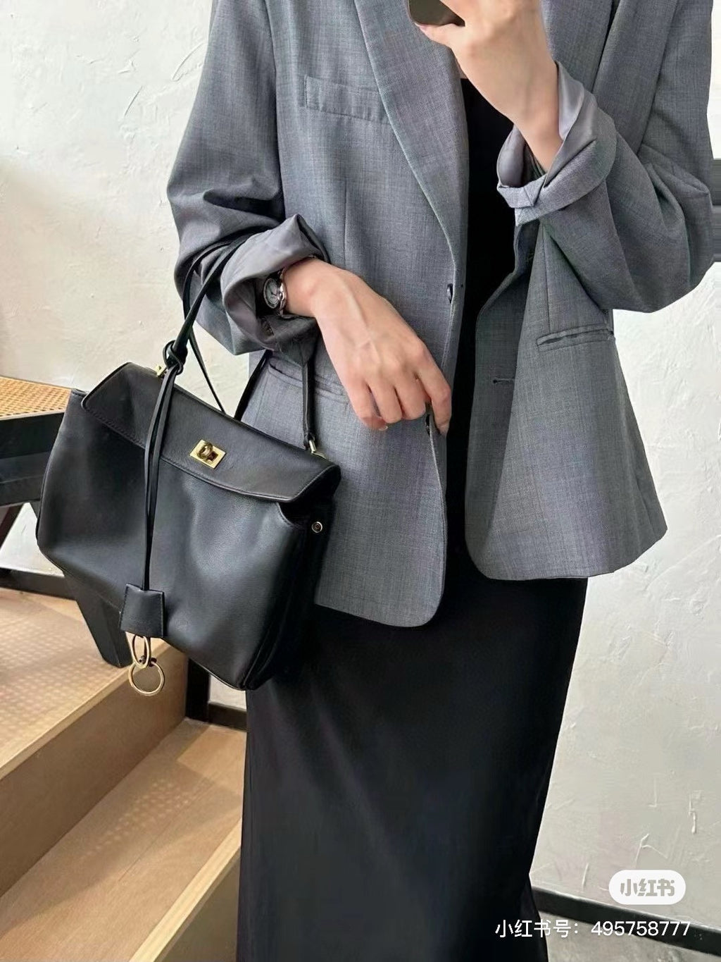 136PJ123B Popular leather bag