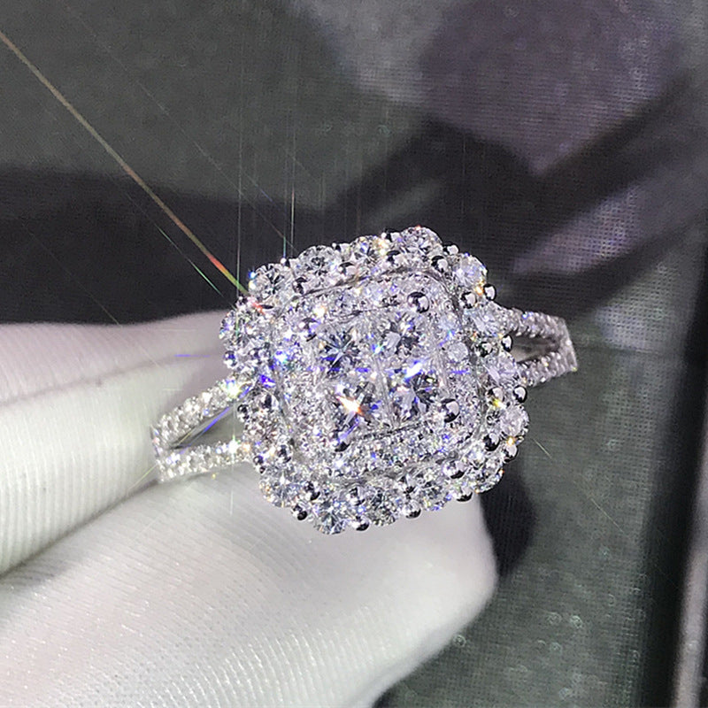 P5QA24J  Popular Moissanite Jewelry Wedding Diamond Ring