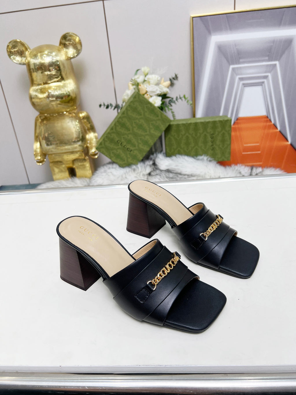275NB11Z  Popular leather High heels