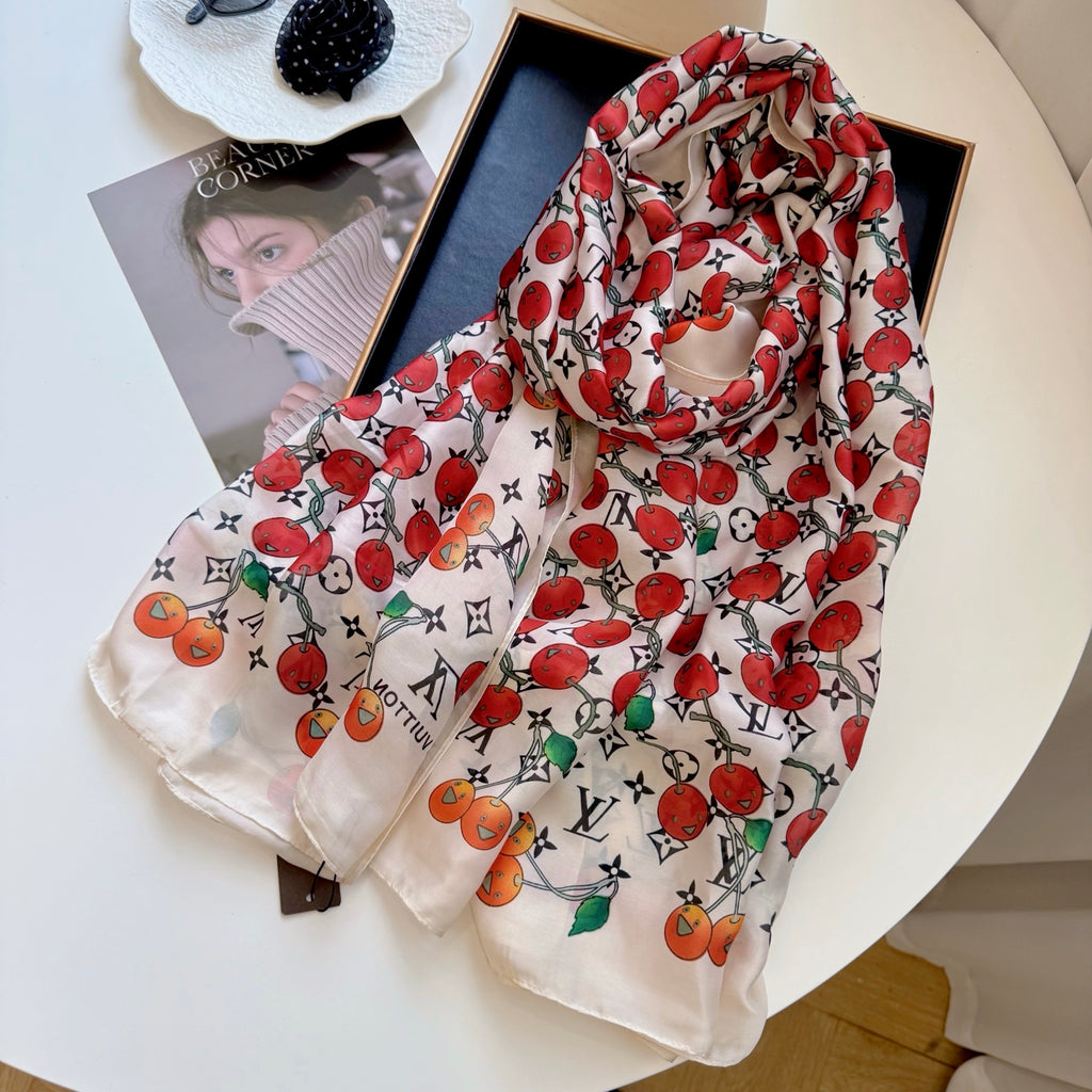 135ZE199W  Popular Silk Scarve