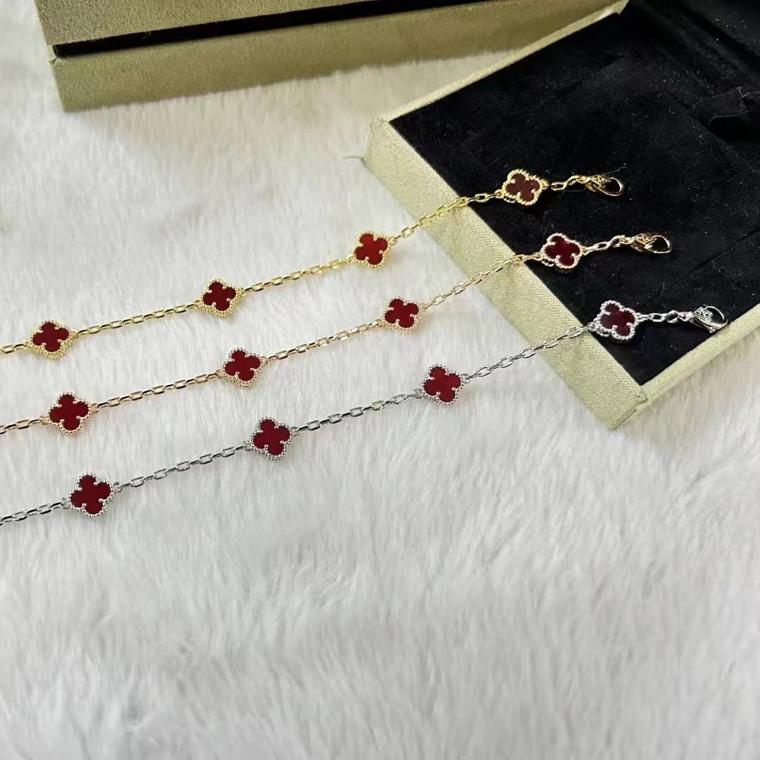 5XVA183K  Popular bracelets 6 flowers mini size 0.9cm flower