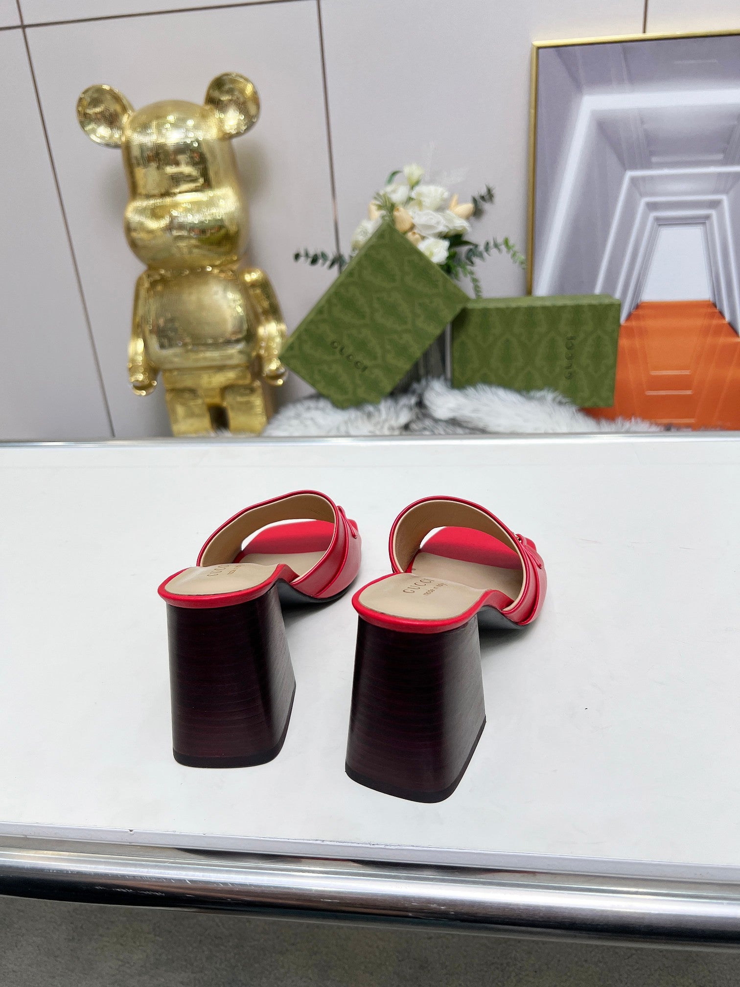 275NB11Z  Popular leather High heels