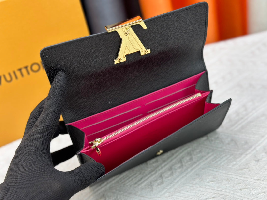 1XE74B Popular   leather wallets with package
