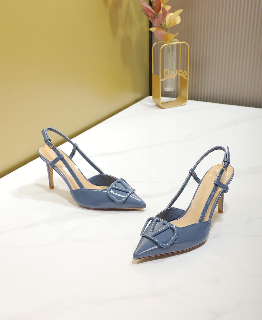 245RVL21Z Popular leather  High heels