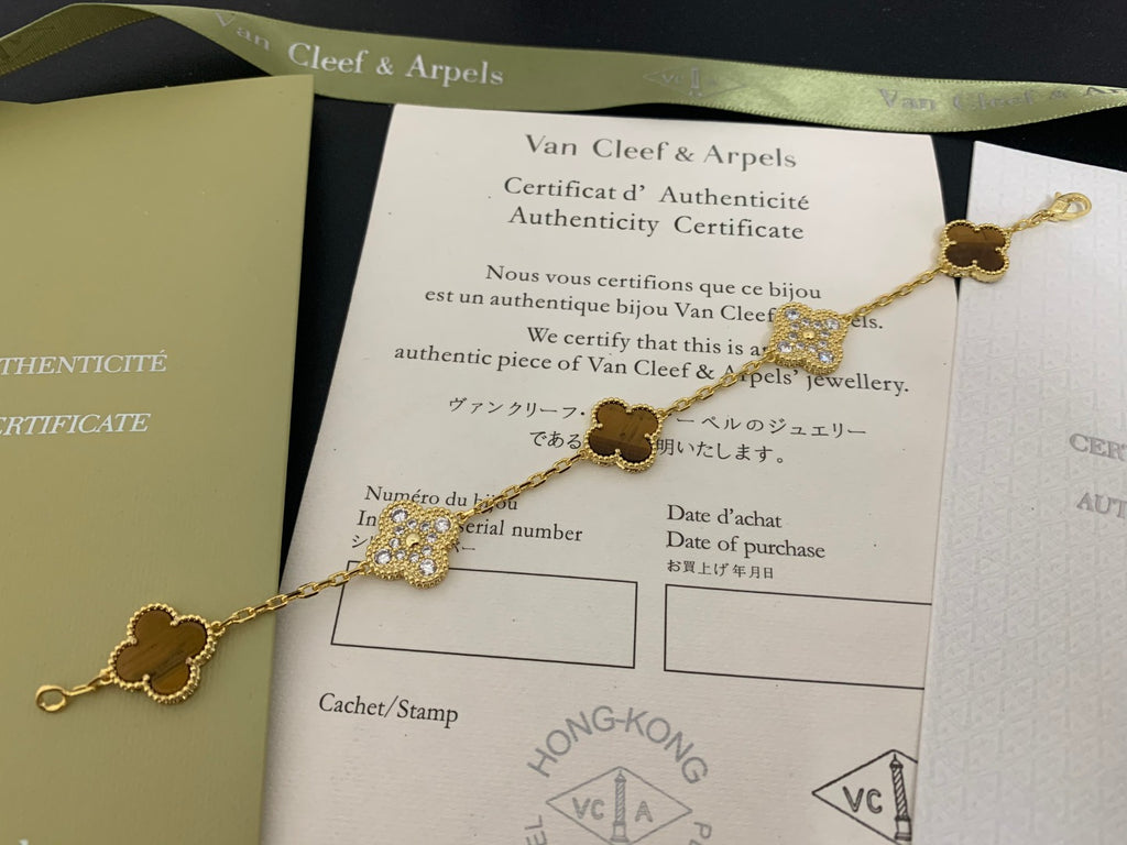 5XVA179K  Popular bracelets 5 flowers normal size1.5cm flower