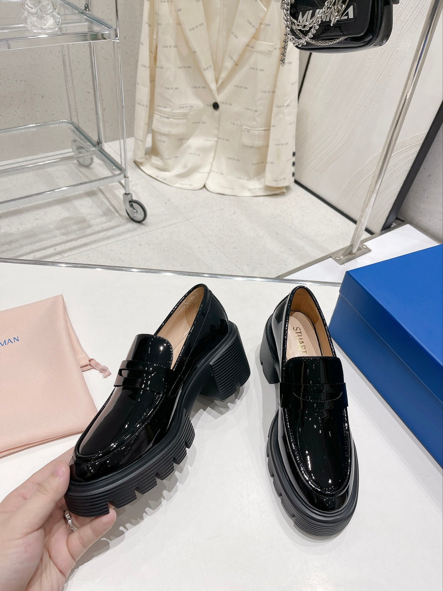 Z2P36A24 Popular high-quality leather Shoes（heel-height 4.5cm）
