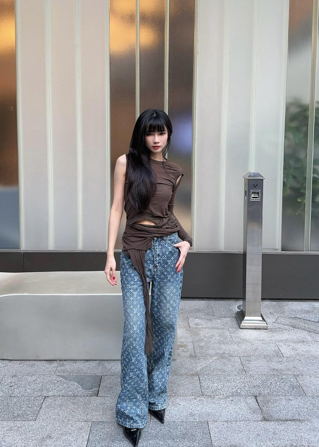 256XE42U Popular Pants fashion jeans