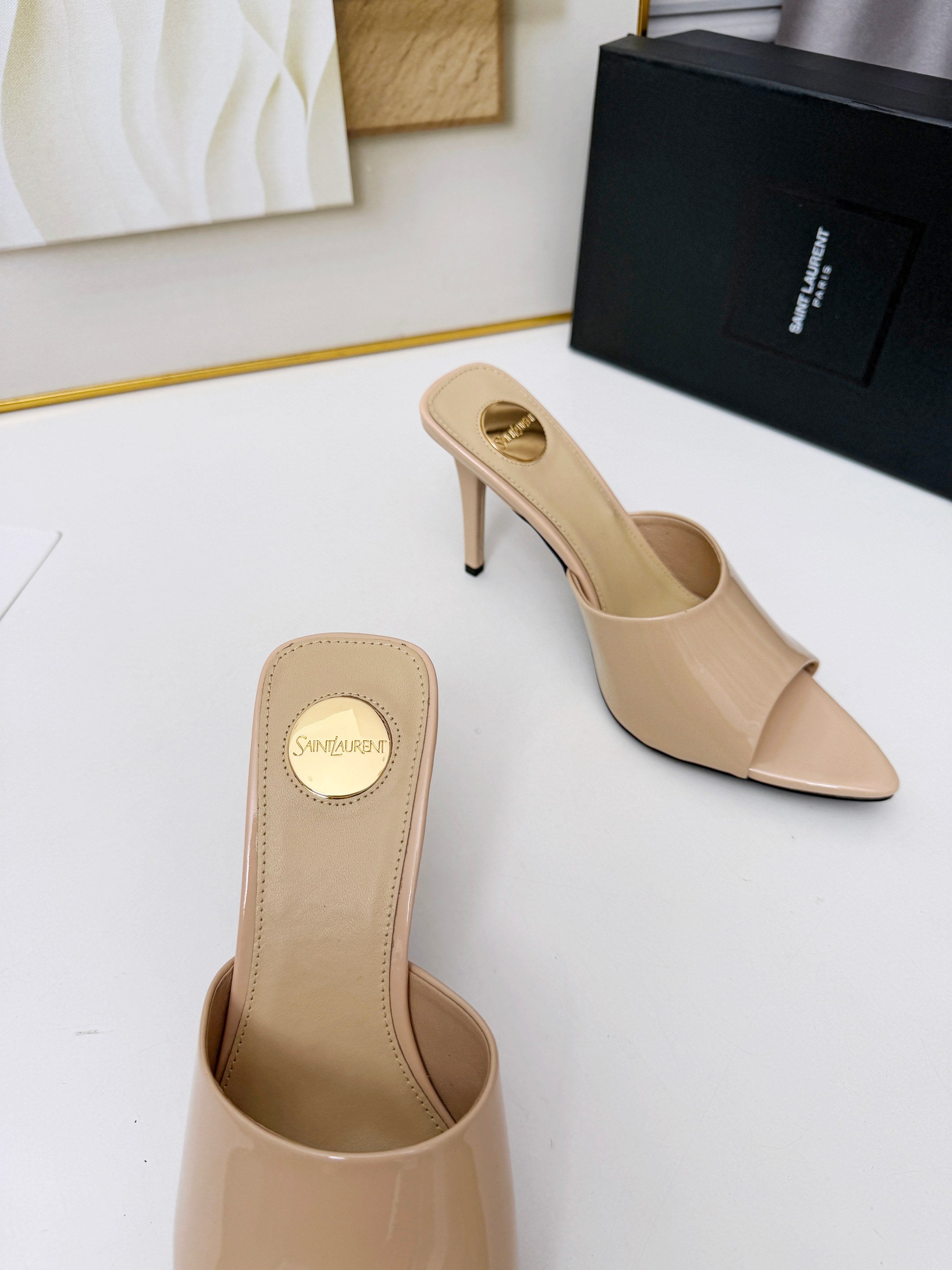 236PSL6Z Popular high-quality leather Shoes(heel-height 9cm)