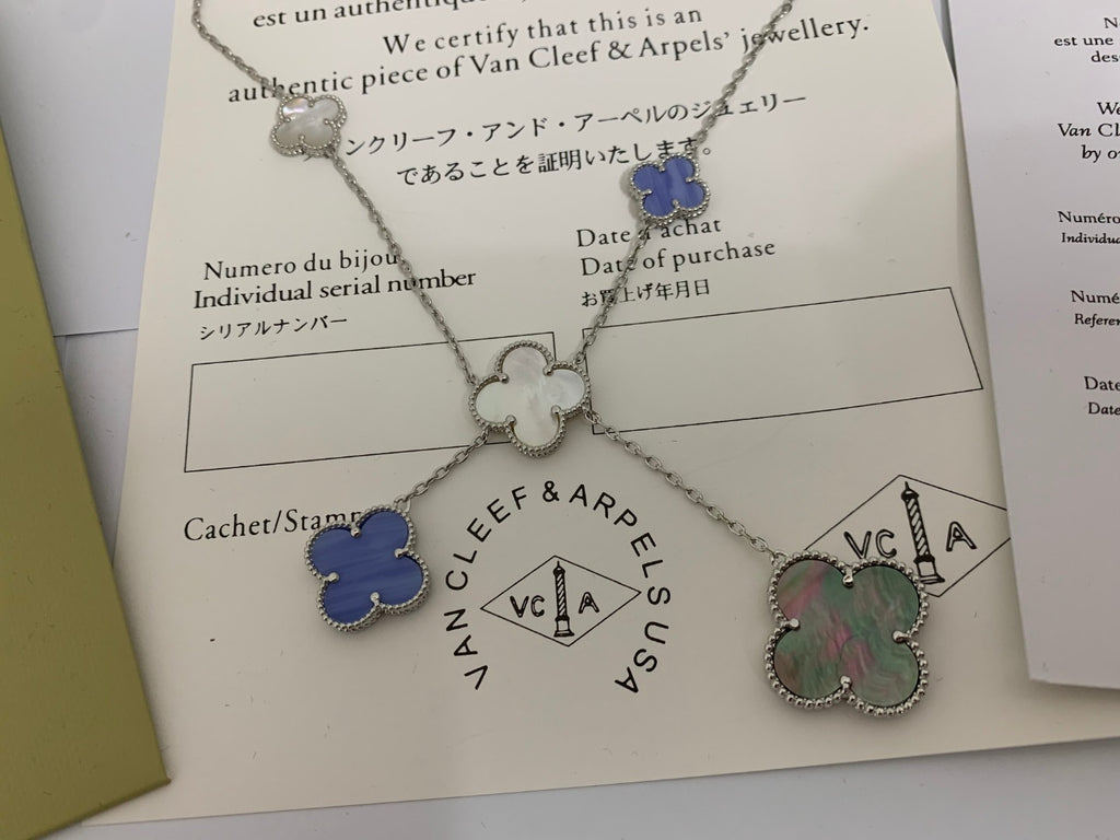 5XVA182K Popular 6 flowers necklaces