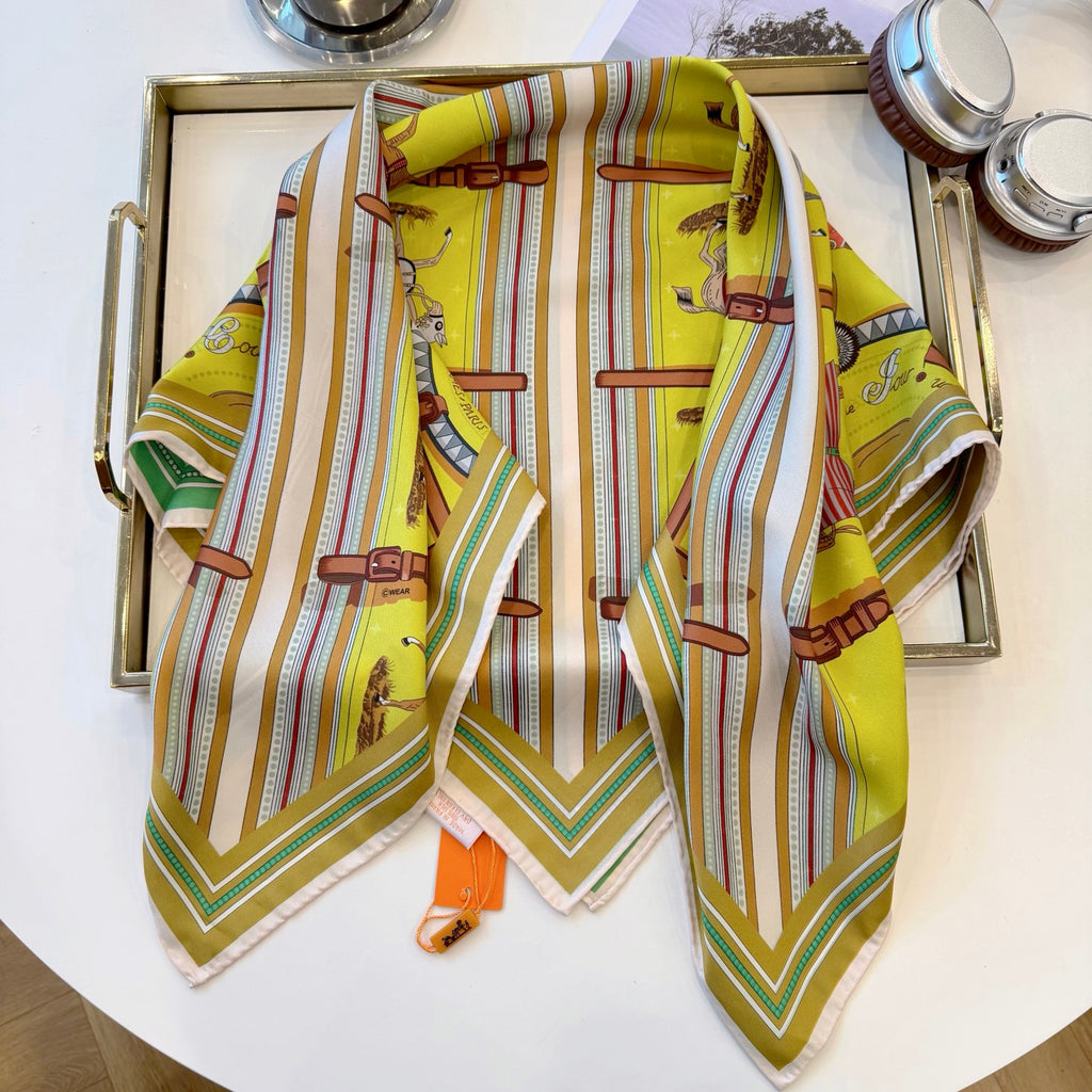136NH4W Popular Silk Scarve