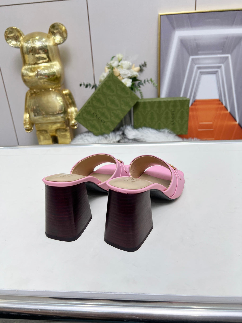 275NB11Z  Popular leather High heels