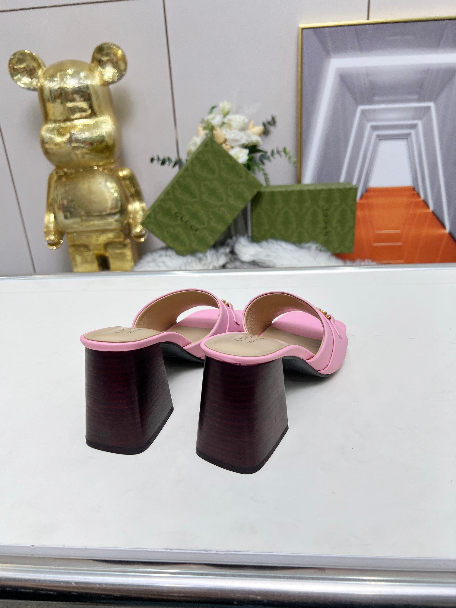 275NB11Z  Popular leather High heels
