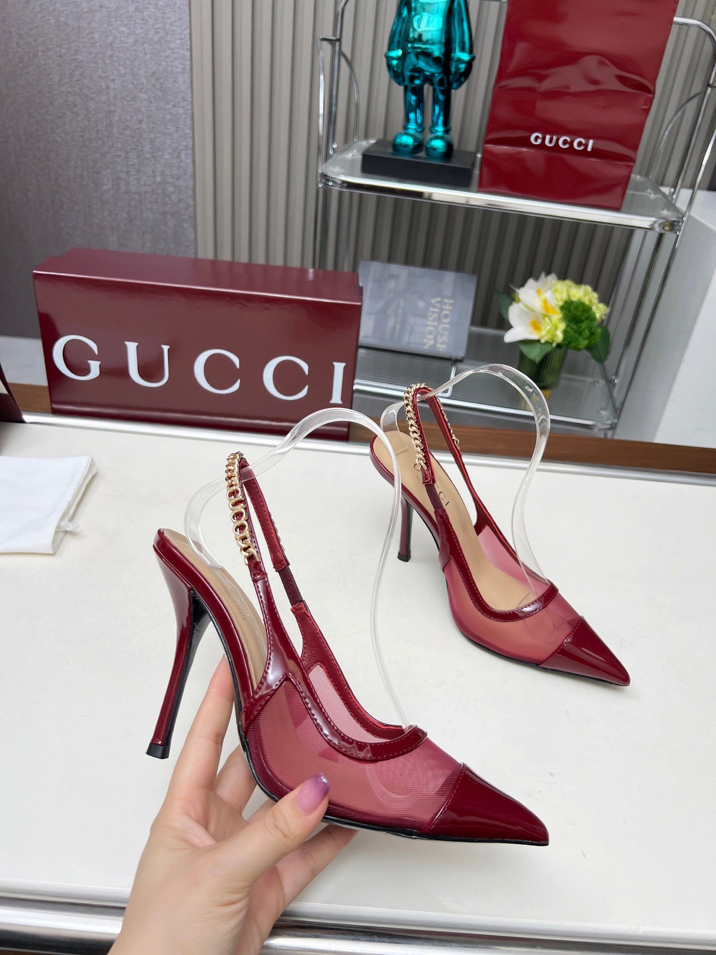 285ZB61Z  Popular leather  High heels