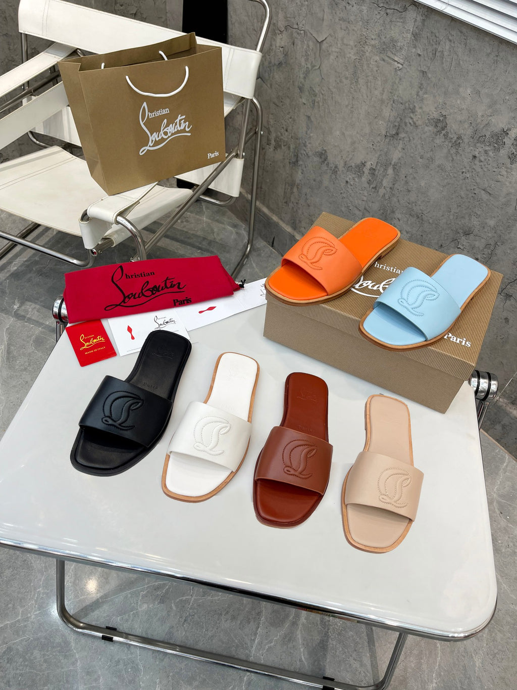 JXA29Z Popular leather Slippers