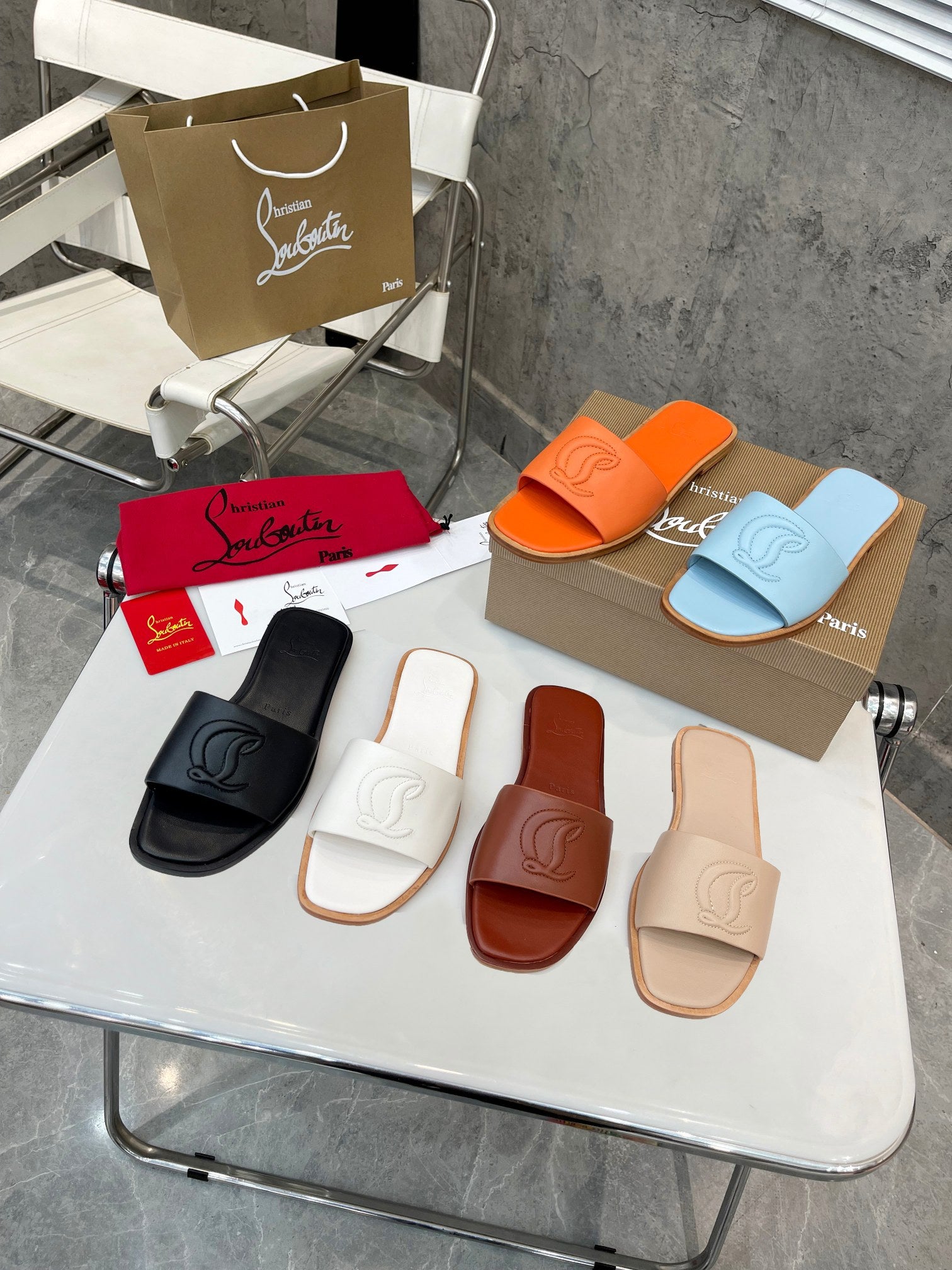 JXA29Z Popular leather Slippers