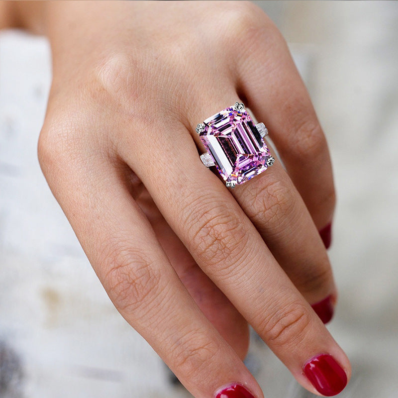 P5QA13J  Popular Moissanite Jewelry Wedding Diamond Ring