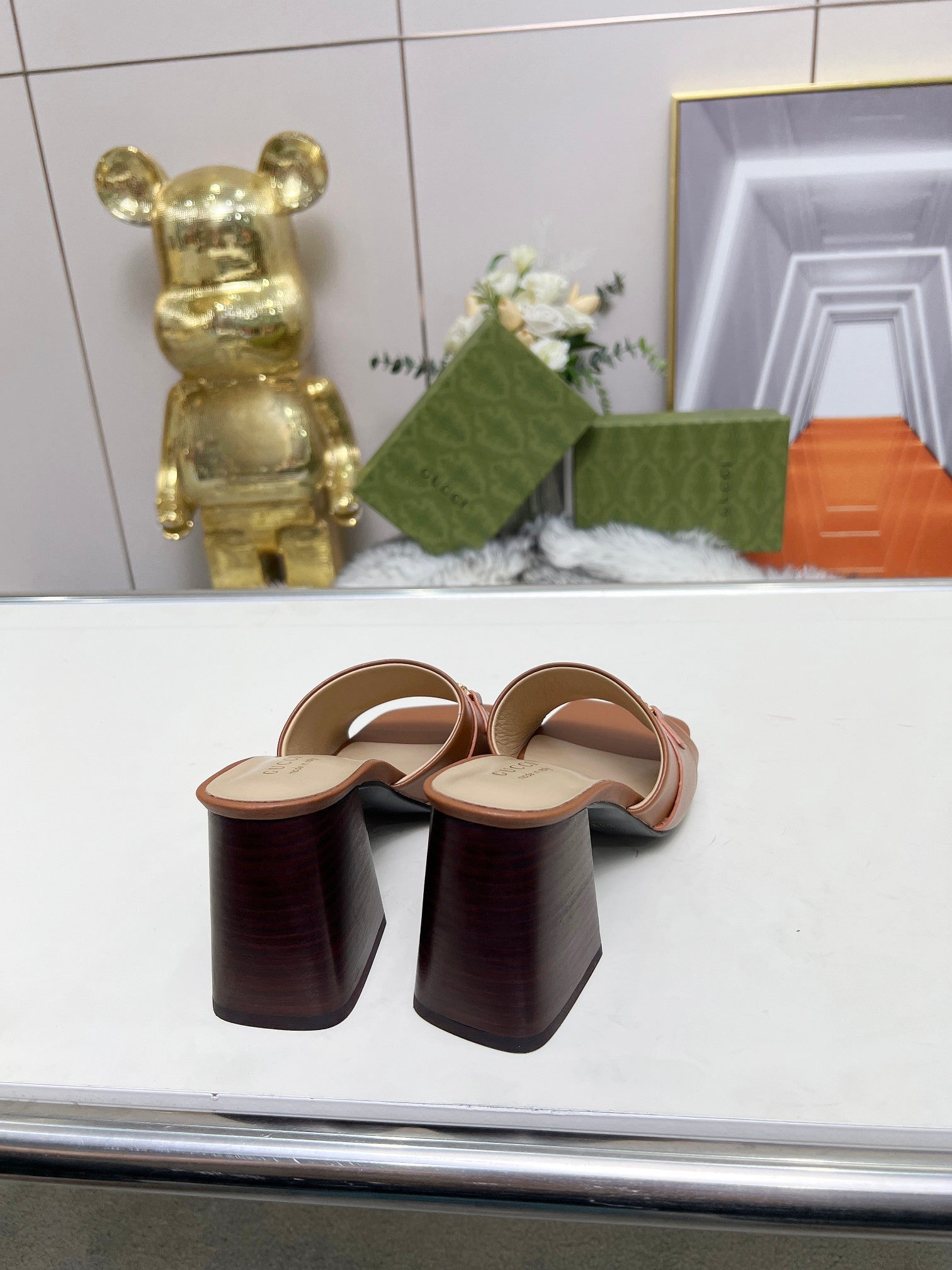 275NB11Z  Popular leather High heels