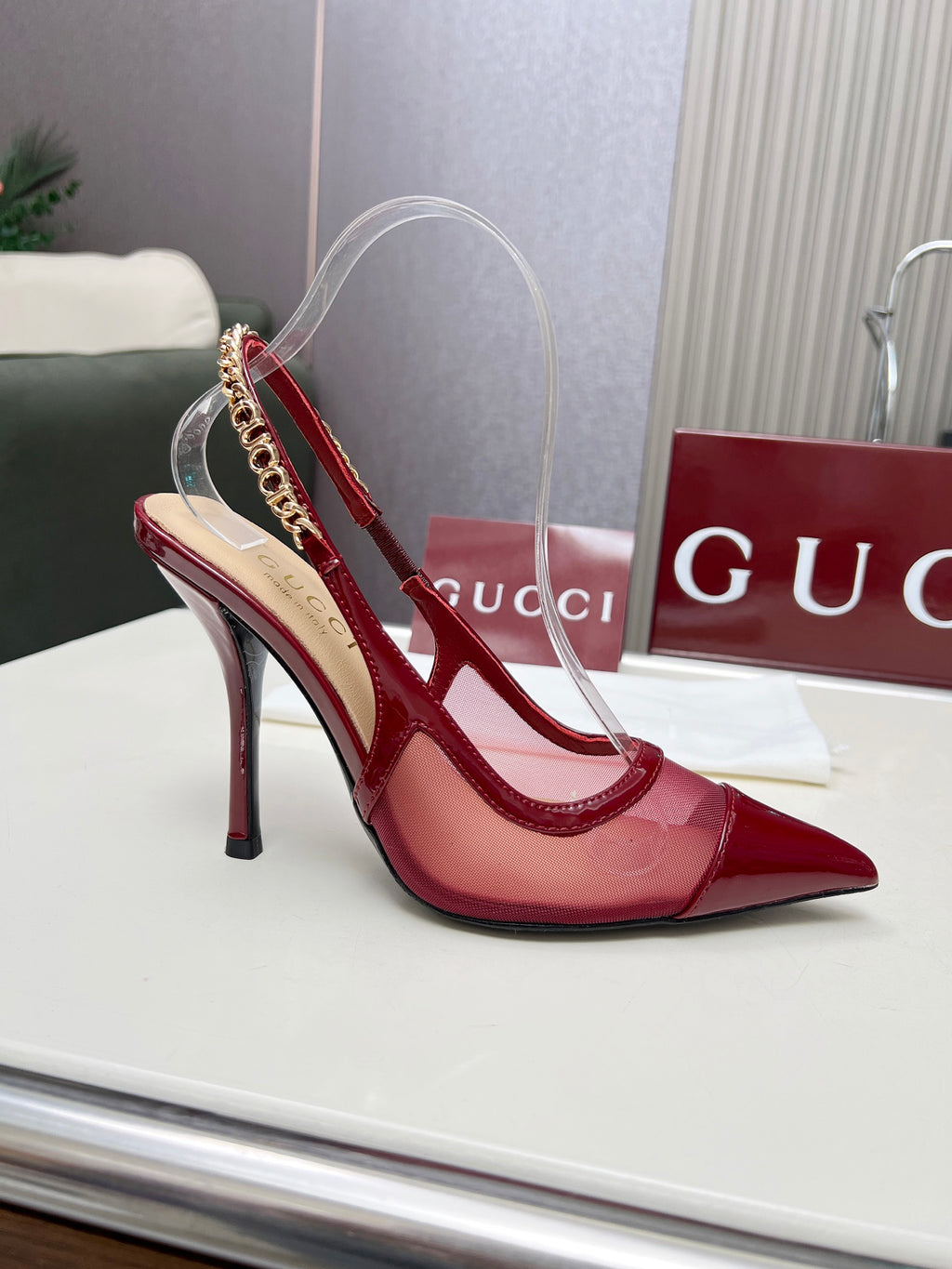 285ZB61Z  Popular leather  High heels