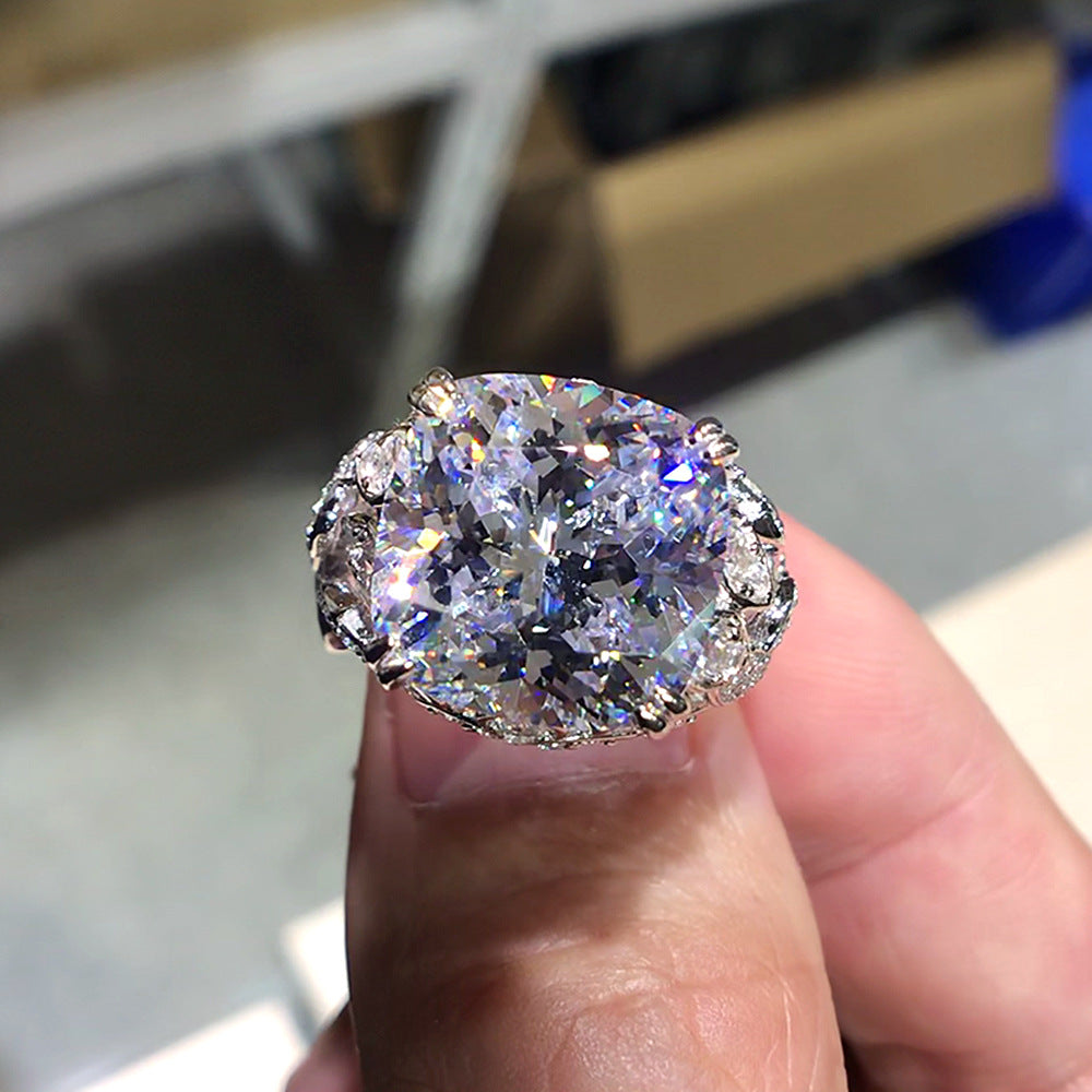 P5QA45J  Popular Moissanite Jewelry Wedding Diamond Ring