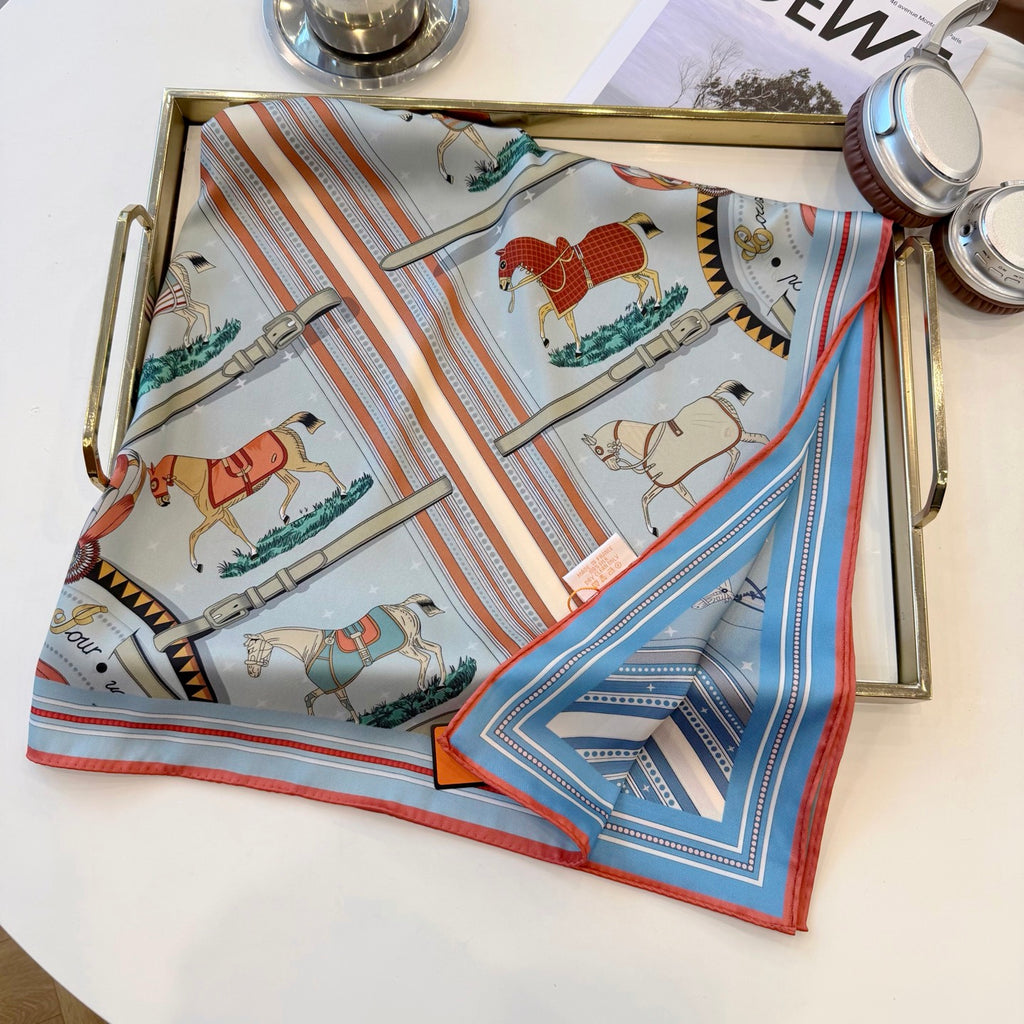 136NH4W Popular Silk Scarve
