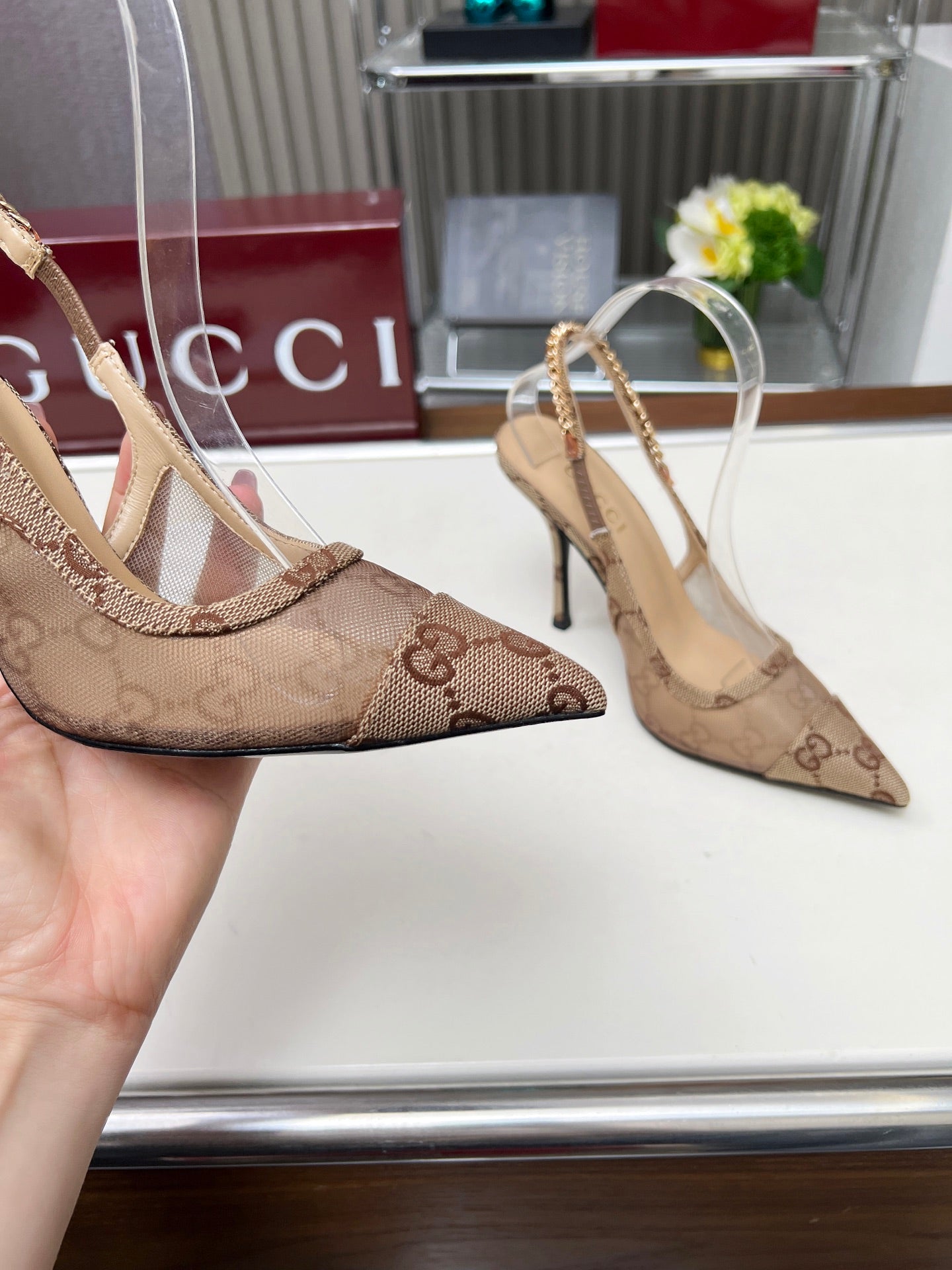 285ZB61Z  Popular leather  High heels