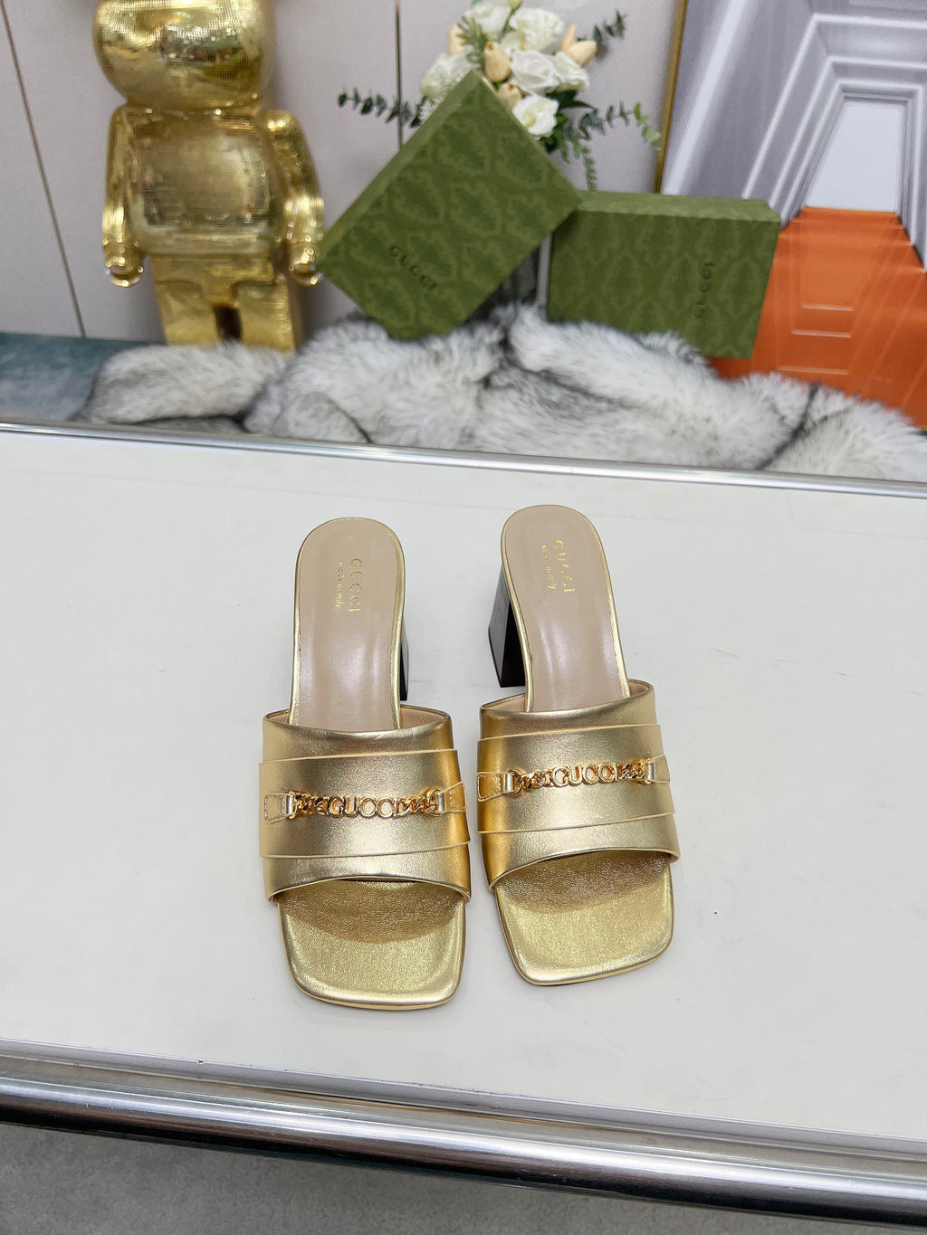 275NB11Z  Popular leather High heels