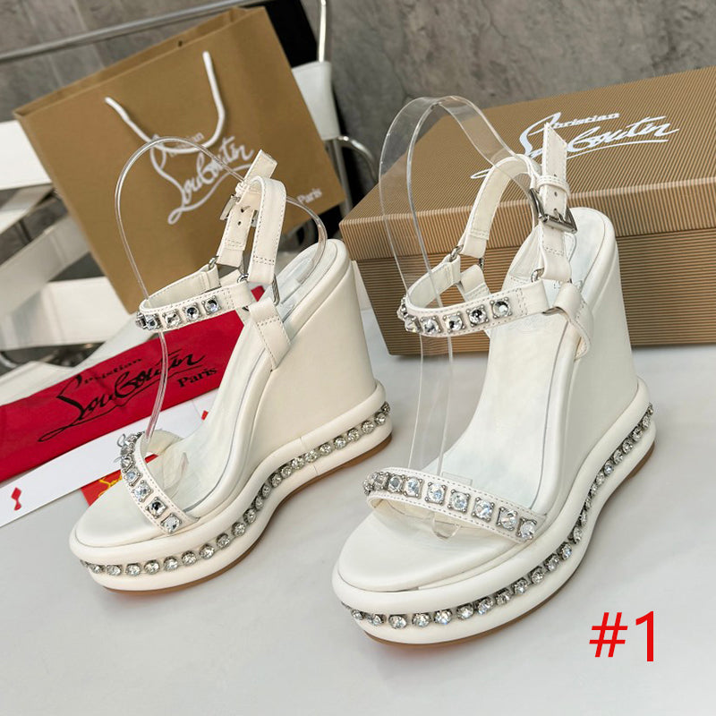 J4A7Z Popular leather High heels12cm heel