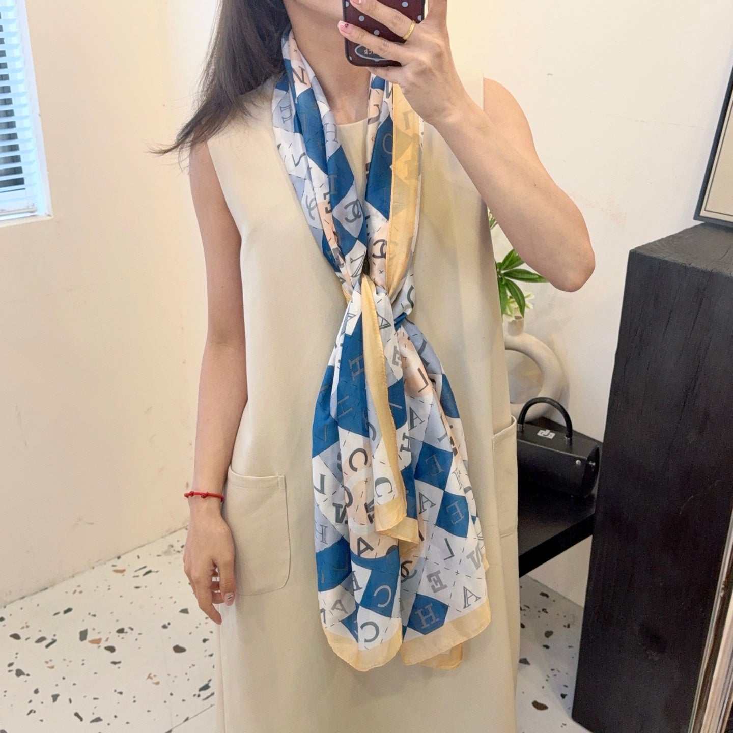 135ZC204W Popular Silk Scarve