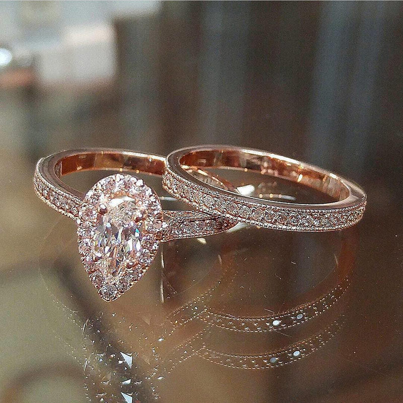 P5QA37J  Popular Moissanite Jewelry Wedding Diamond Ring