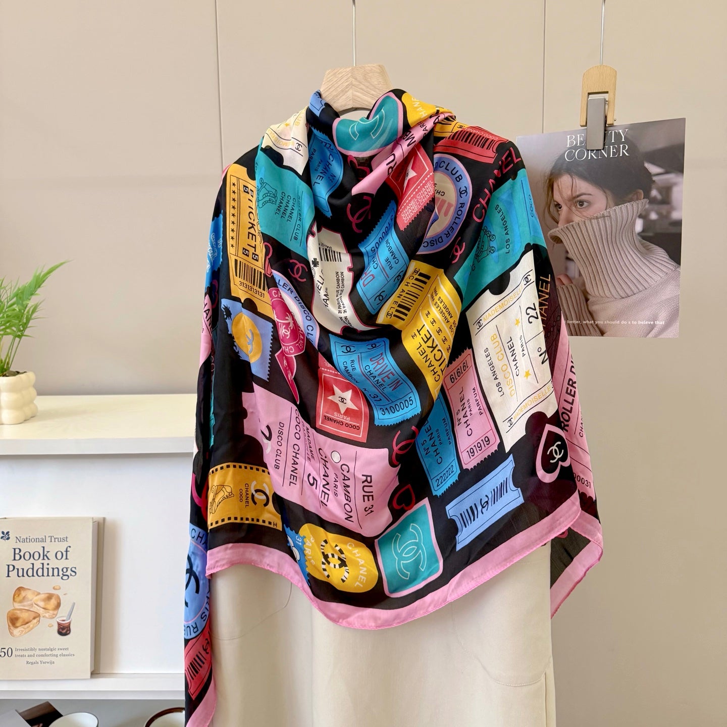 135ZC198W  Popular Silk Scarve