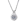 P5ZA4J Popular Moissanite Jewelry Wedding Diamond Necklaces