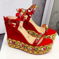 J4A56Z Popular leather High heels 12cm heel