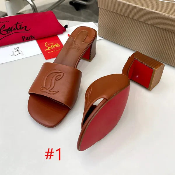 JXA28Z Popular leather High heels  Heel height 5.5cm