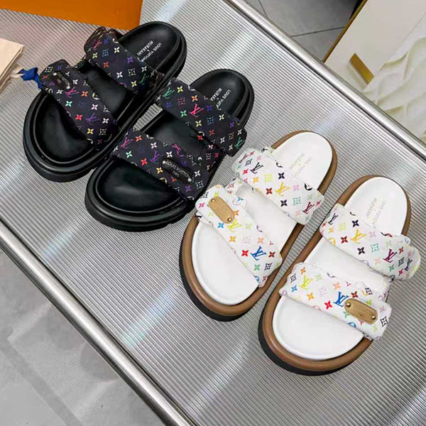 Z2X66B57  Popular high-quality leather slippers