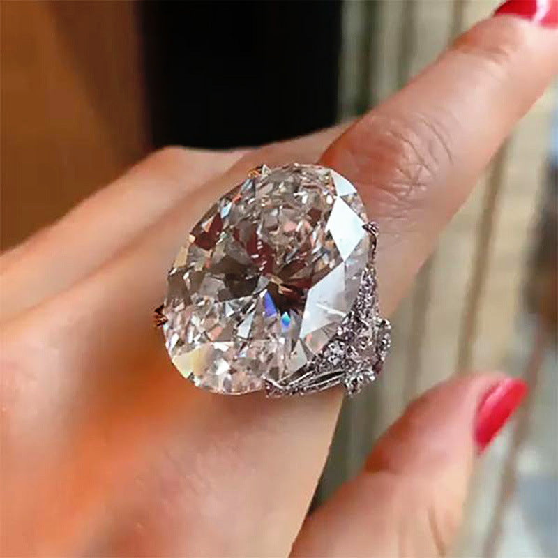 P5QA12J  Popular Moissanite Jewelry Wedding Diamond Ring