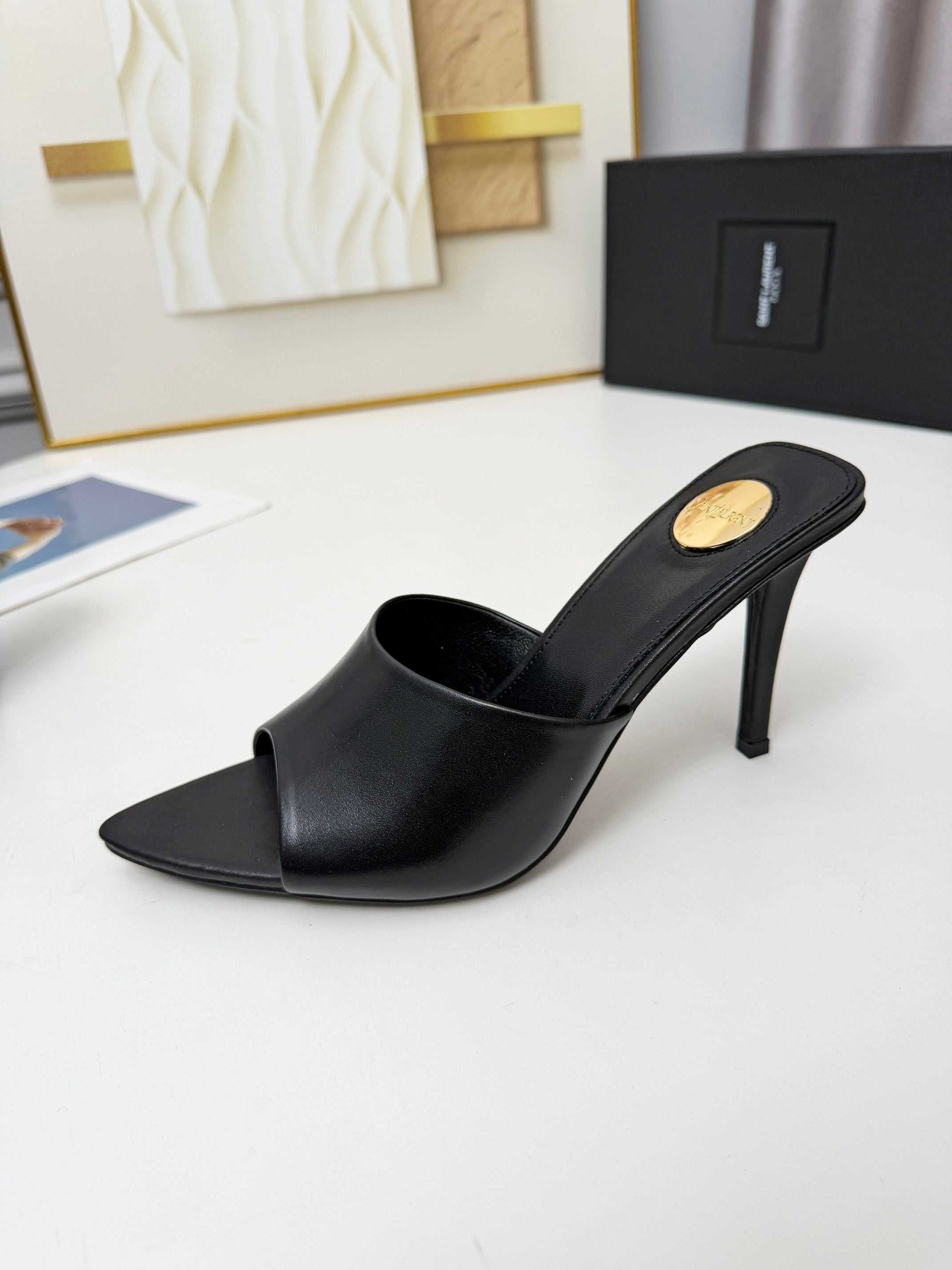 236PSL6Z Popular high-quality leather Shoes(heel-height 9cm)