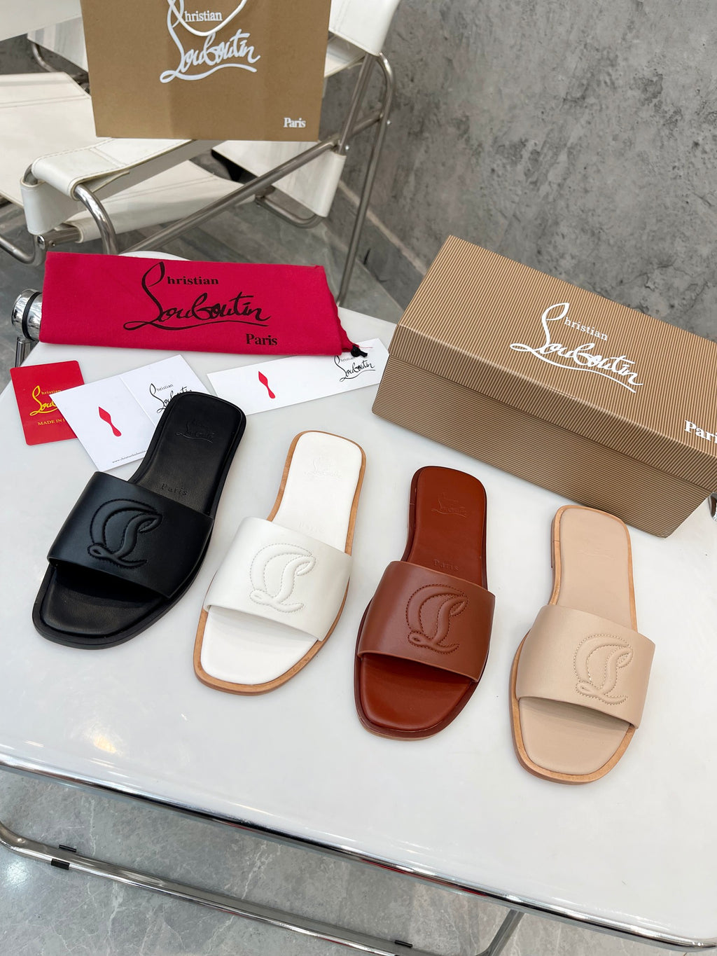 JXA32Z Popular leather Slippers