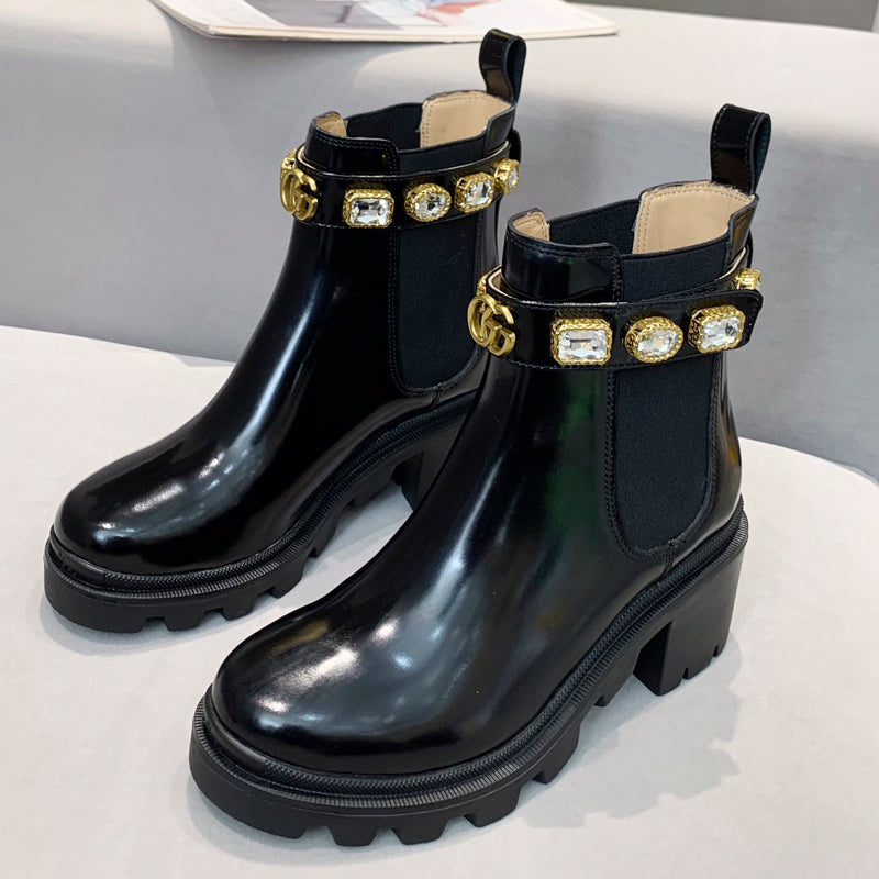 2XB194Z Popular leather boot (top layer leather lining)