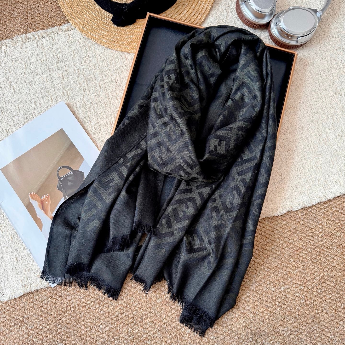 136NF16W Popular Silk Scarve