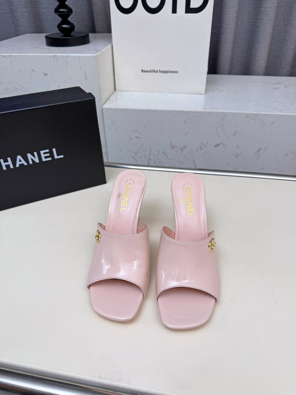 Z2X66C46 Popular leather High heels 9cm