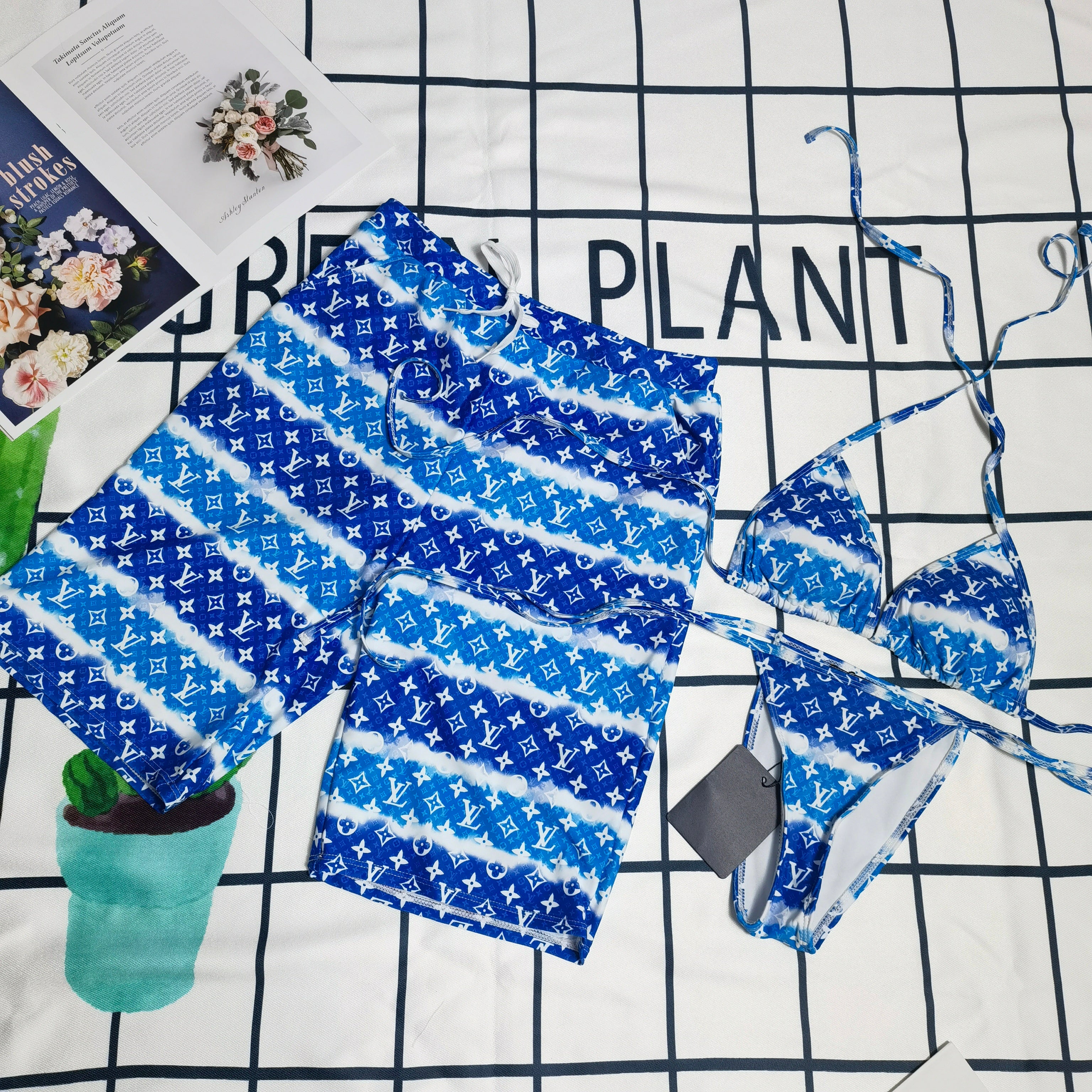156RE8Y Popular couple's swimwear