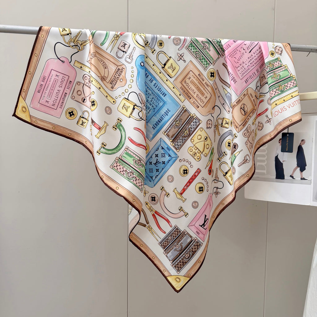 136NE18W Popular Silk Scarve
