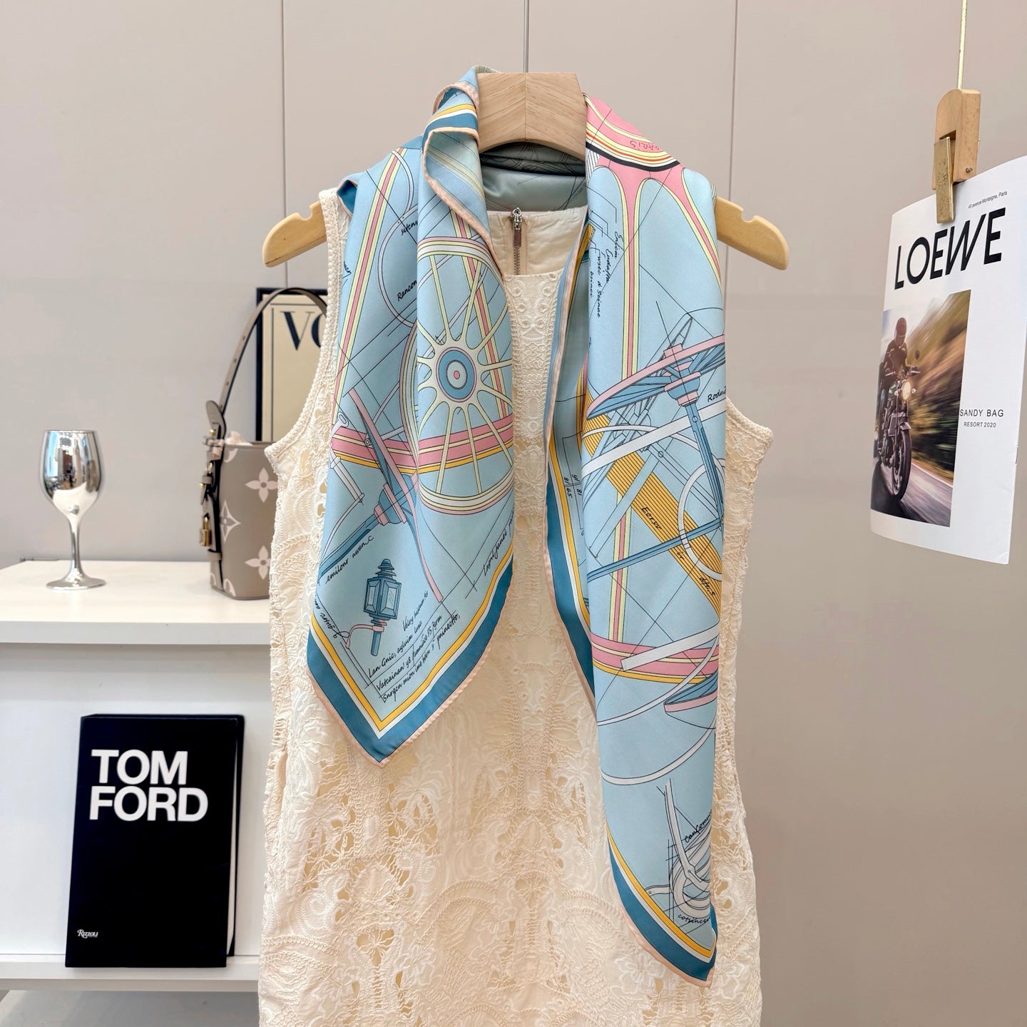 136NH5W Popular Silk Scarve