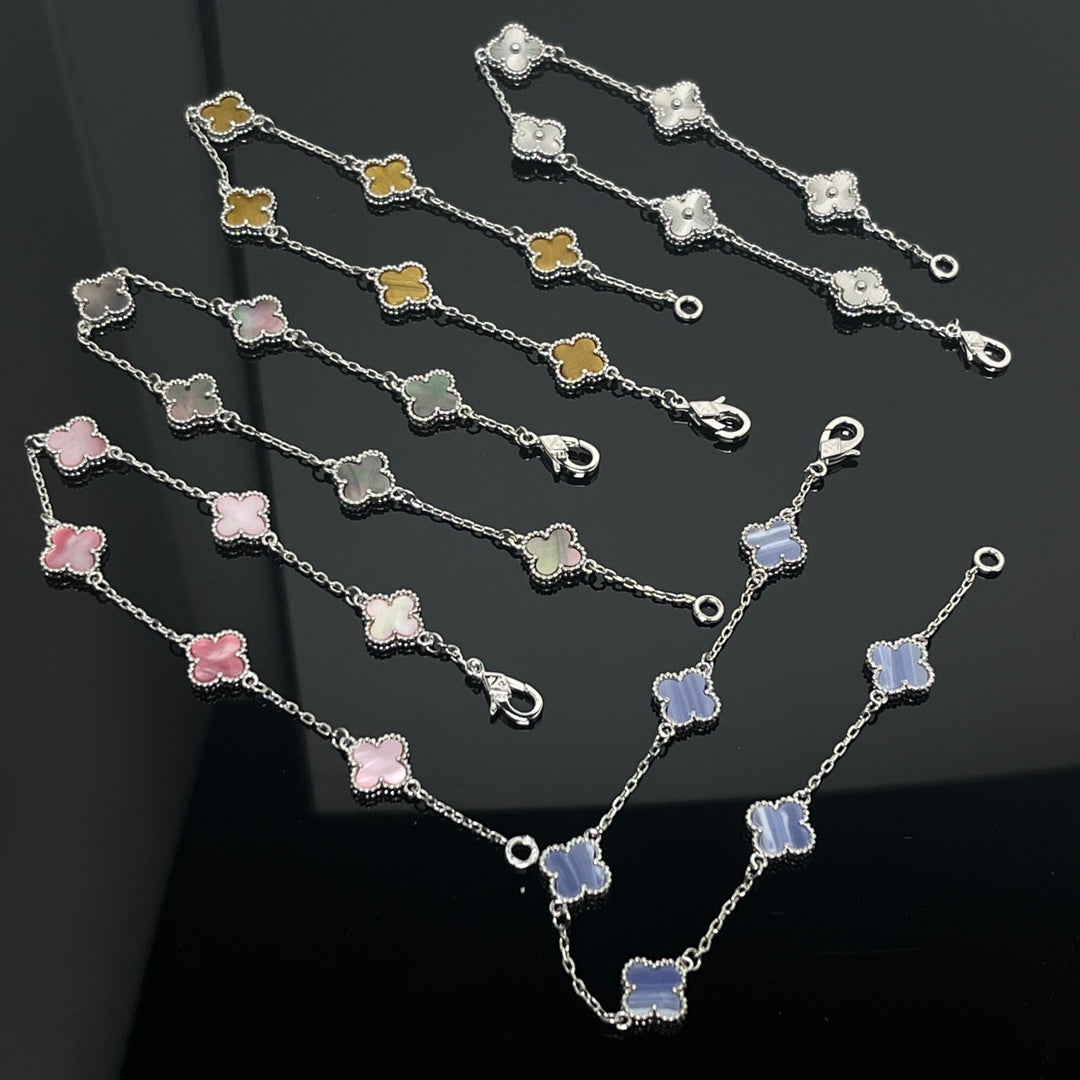 5XVA183K  Popular bracelets 6 flowers mini size 0.9cm flower