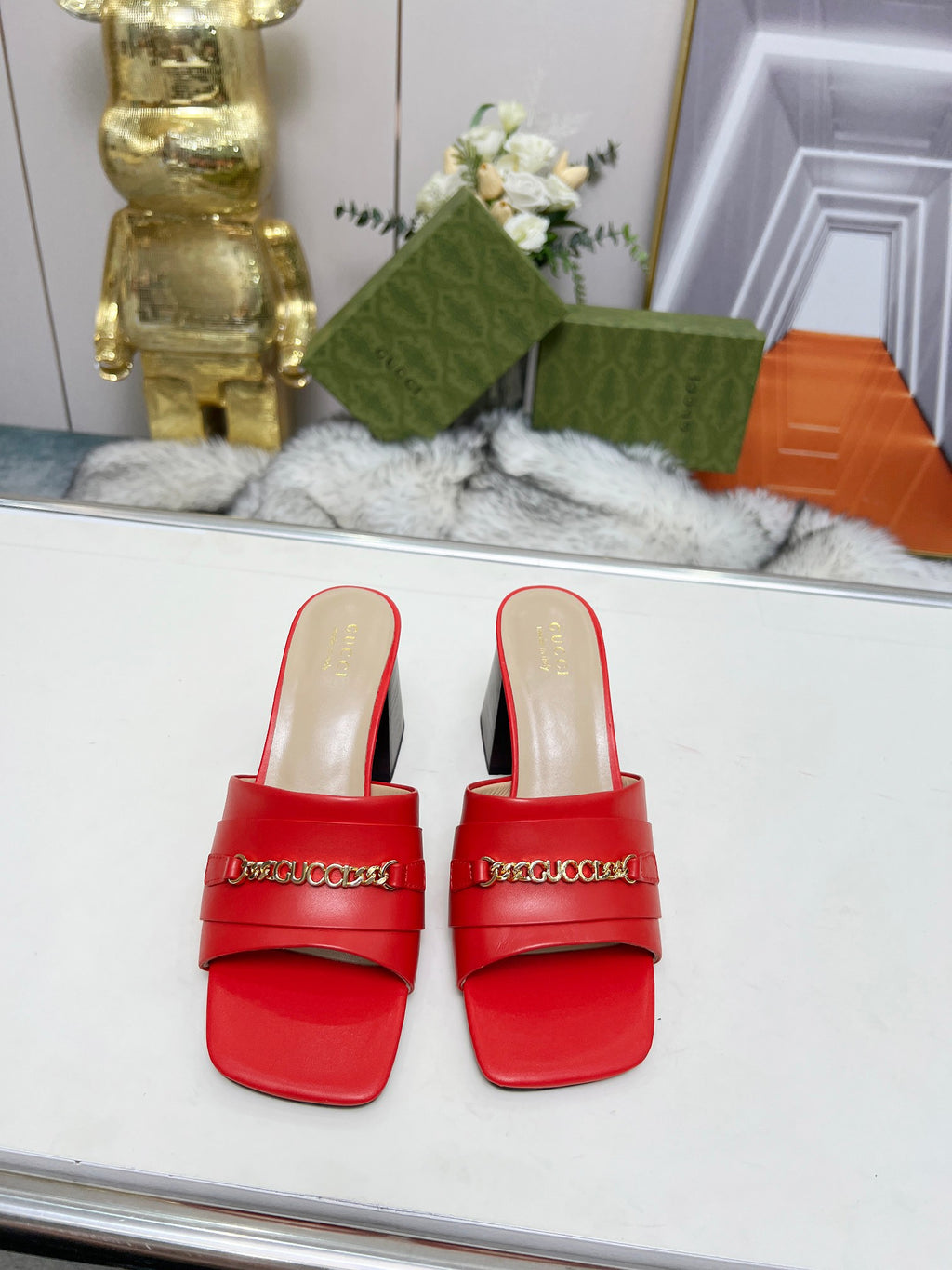 275NB11Z  Popular leather High heels