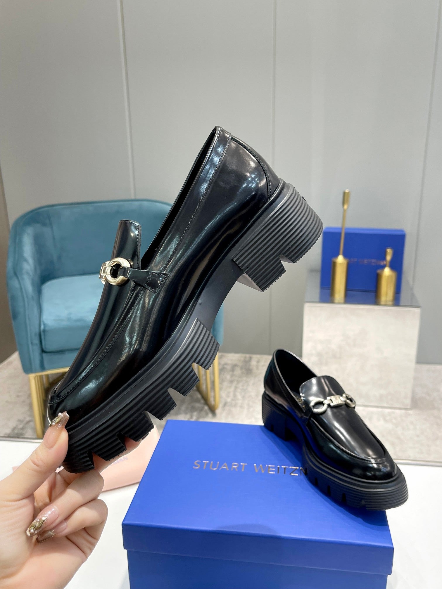 236PA24Z Popular high-quality leather Shoes（heel-height 4.5cm）