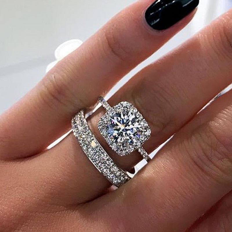 PYA8J  Popular  Diamond Ring High Quality Wedding Ring